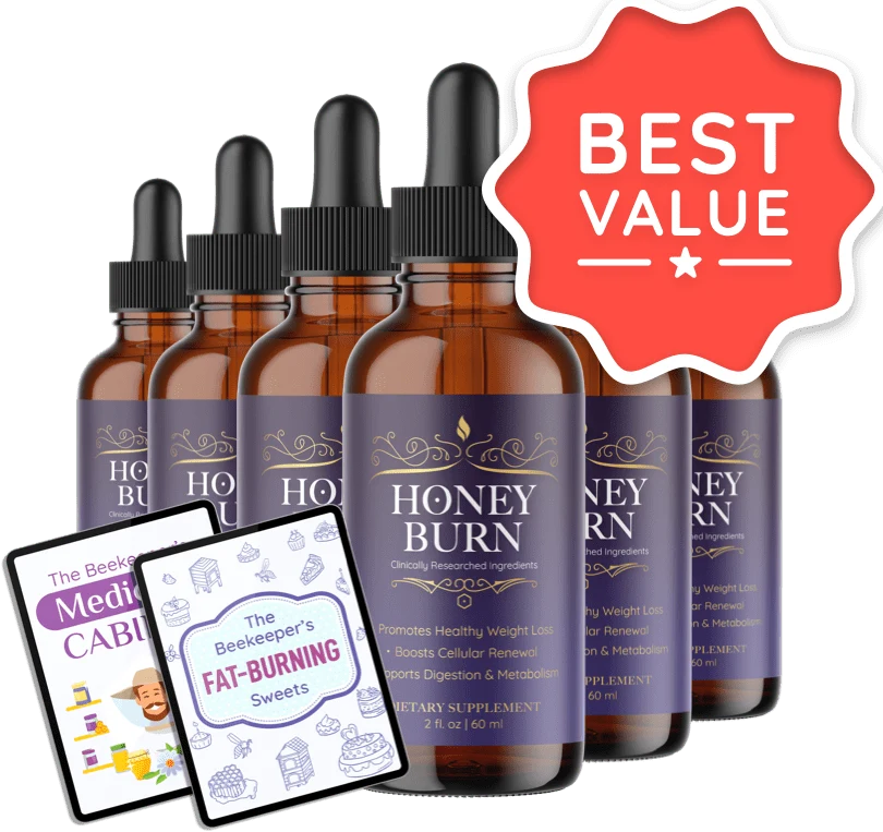 honey burn 6 bottle 